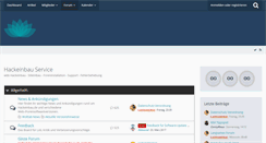 Desktop Screenshot of hackeinbau.de